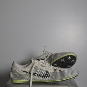 Nike Zoom Victory Elite Track Spikes - White/Volt - Size 11 - Great Condition